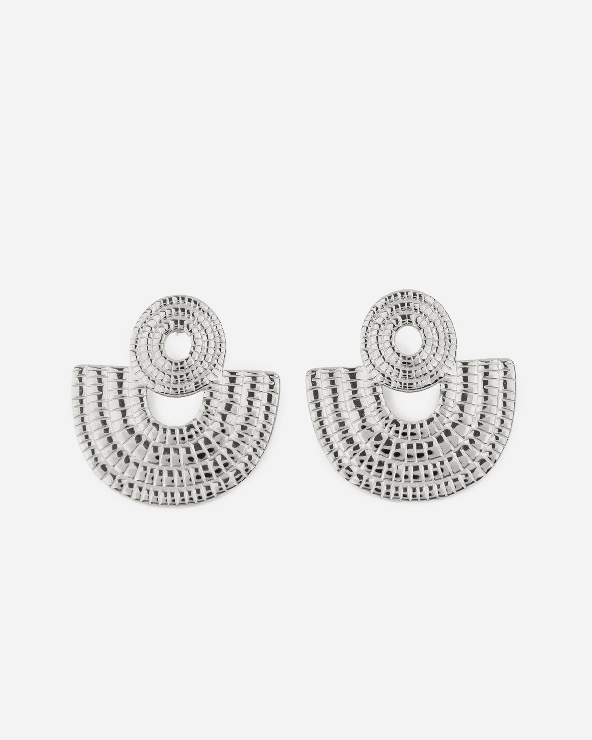 Agios Lavrentios Path Silver Earrings