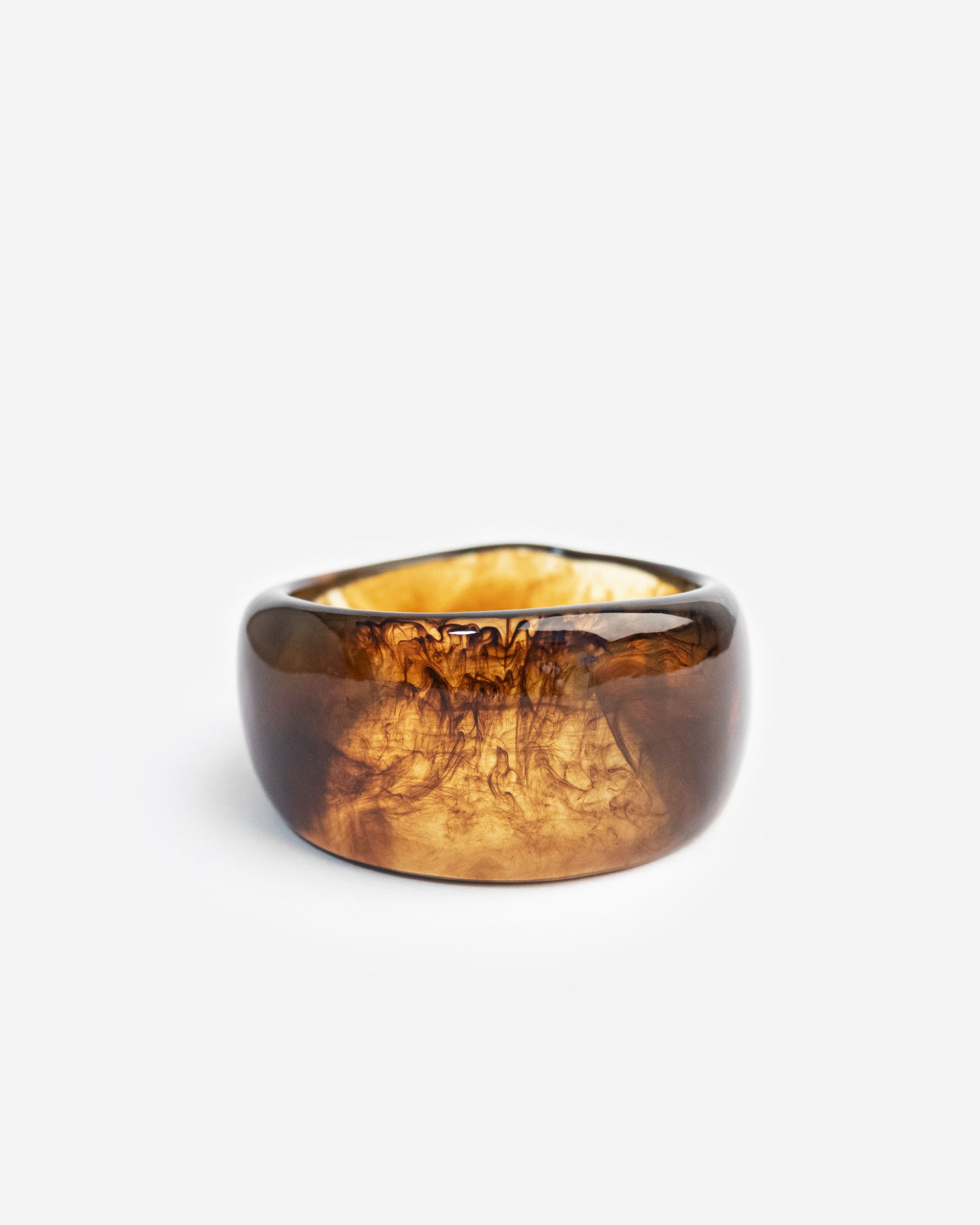 Autumn Resin Irregular Bangle