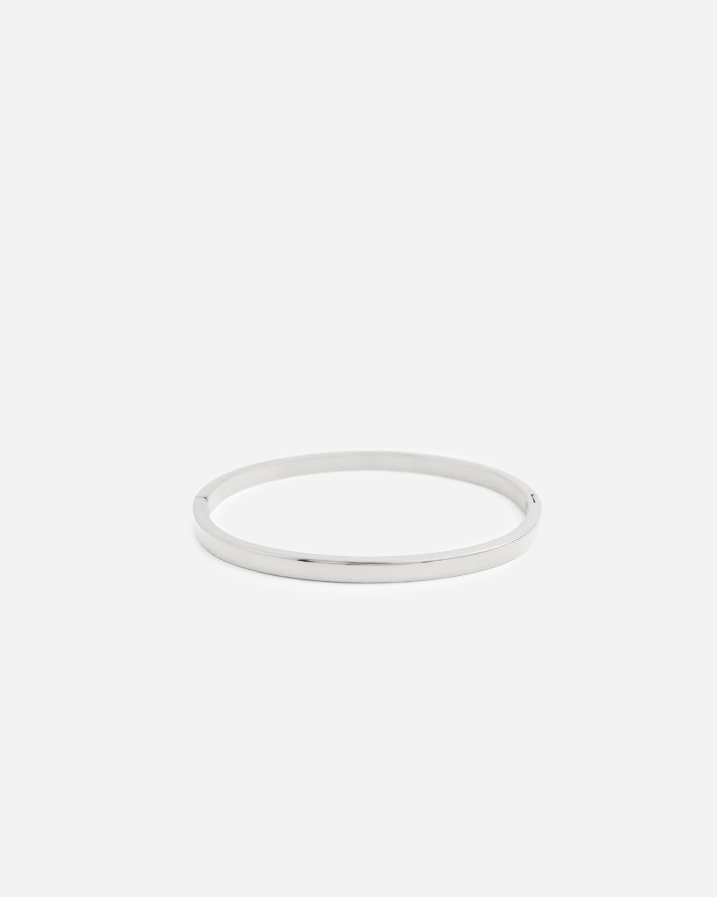 Lustre Silver Bangle