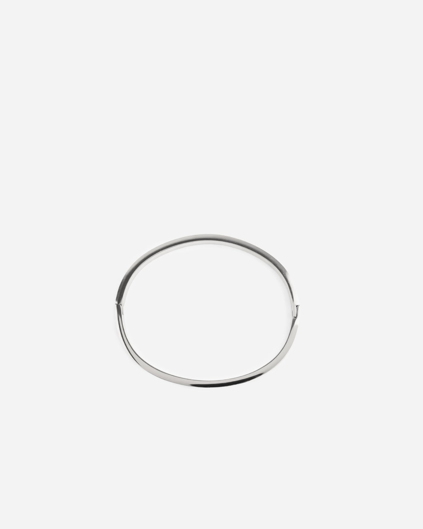 Lustre Silver Bangle