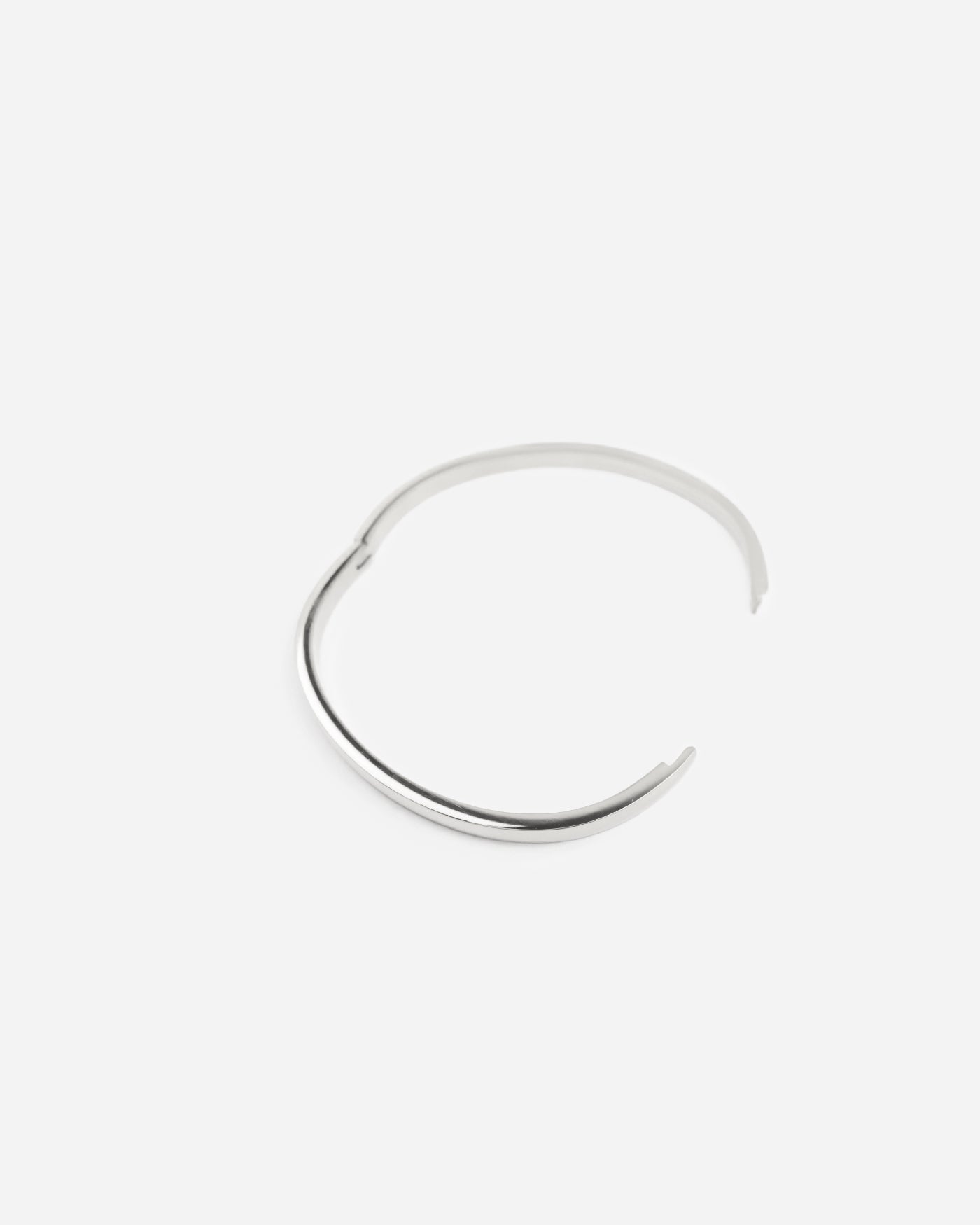 Lustre Silver Bangle