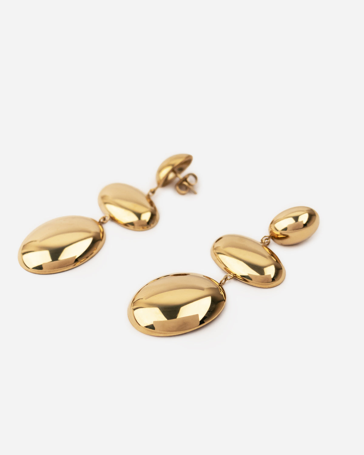Dewdrop Golden Earrings