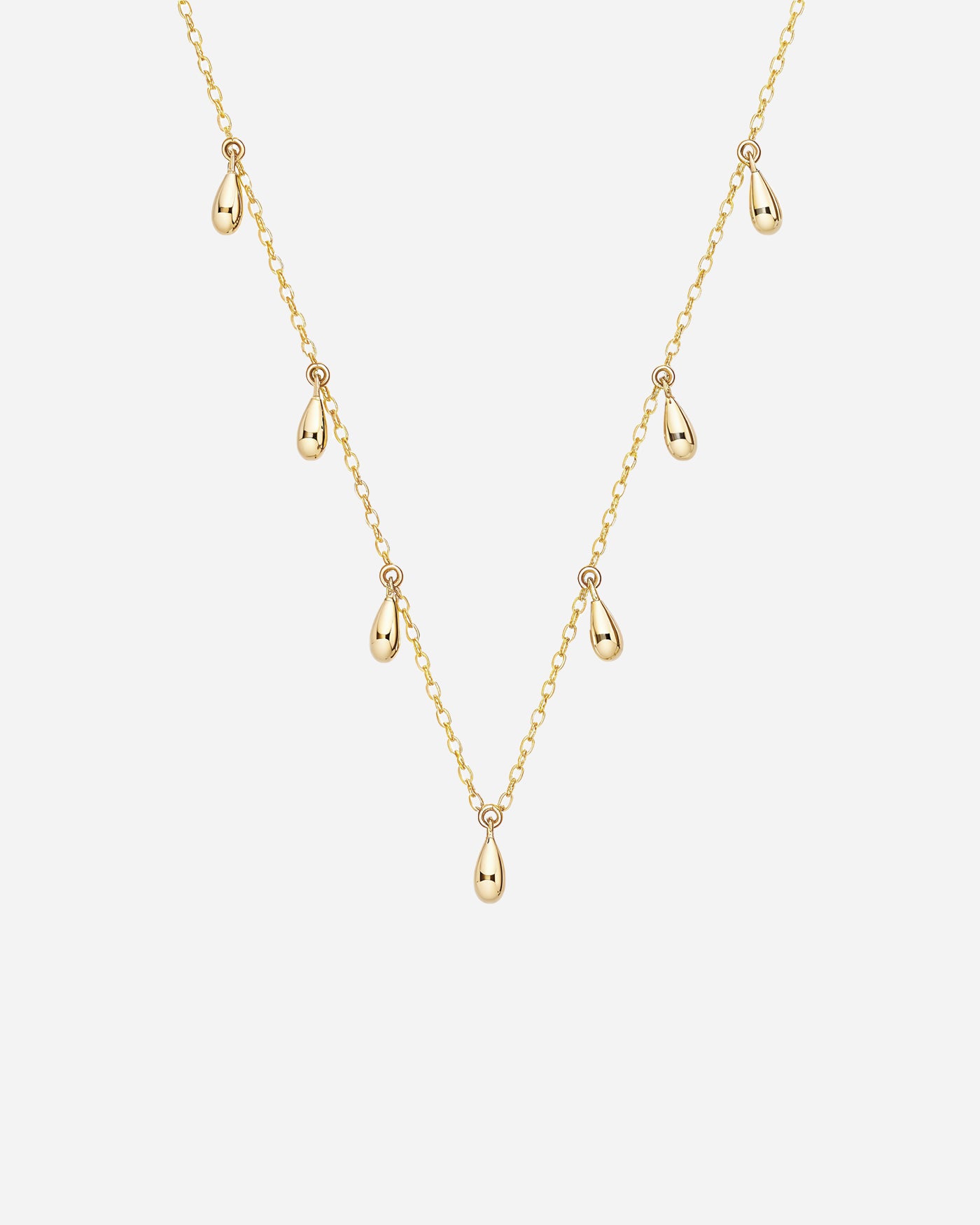 Water Drops Charm Necklace