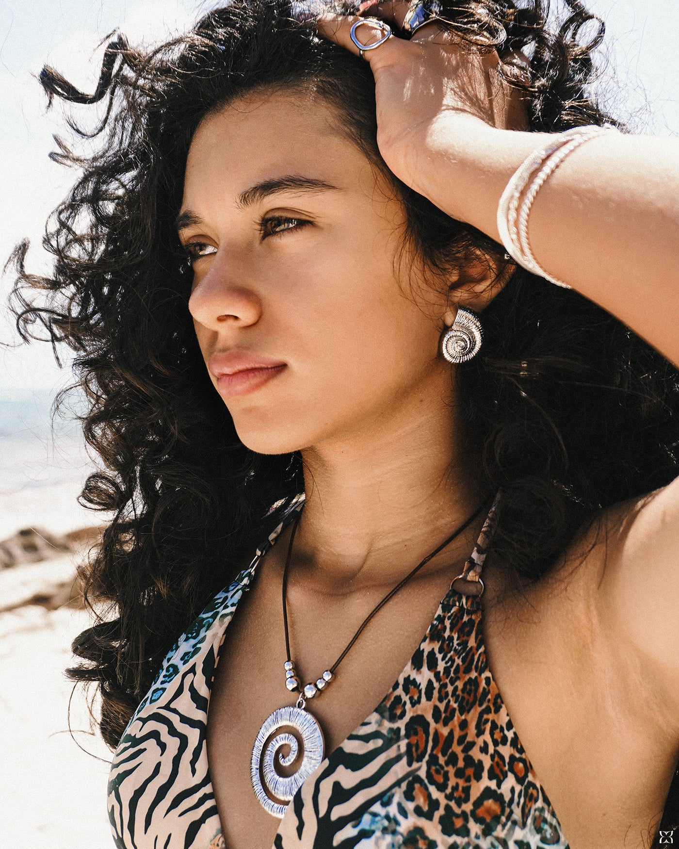 Seashell earrings