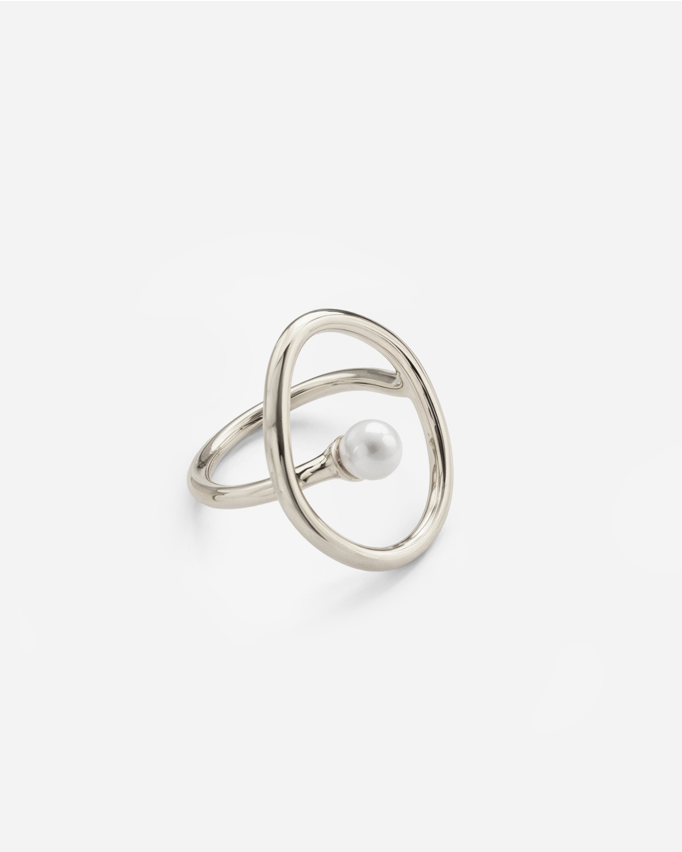 Pearl Halo Ring
