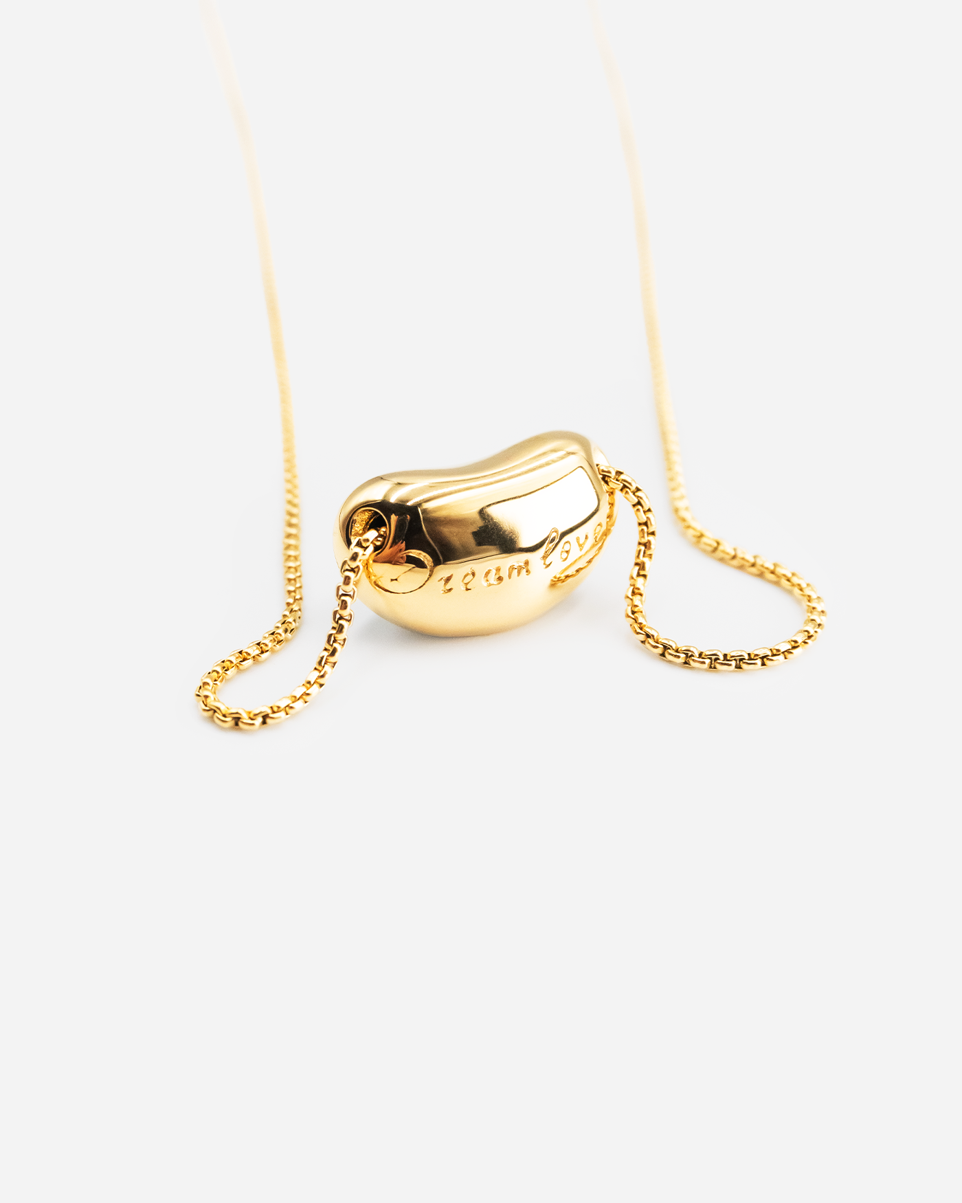 Golden Eclipse Pendant Necklace