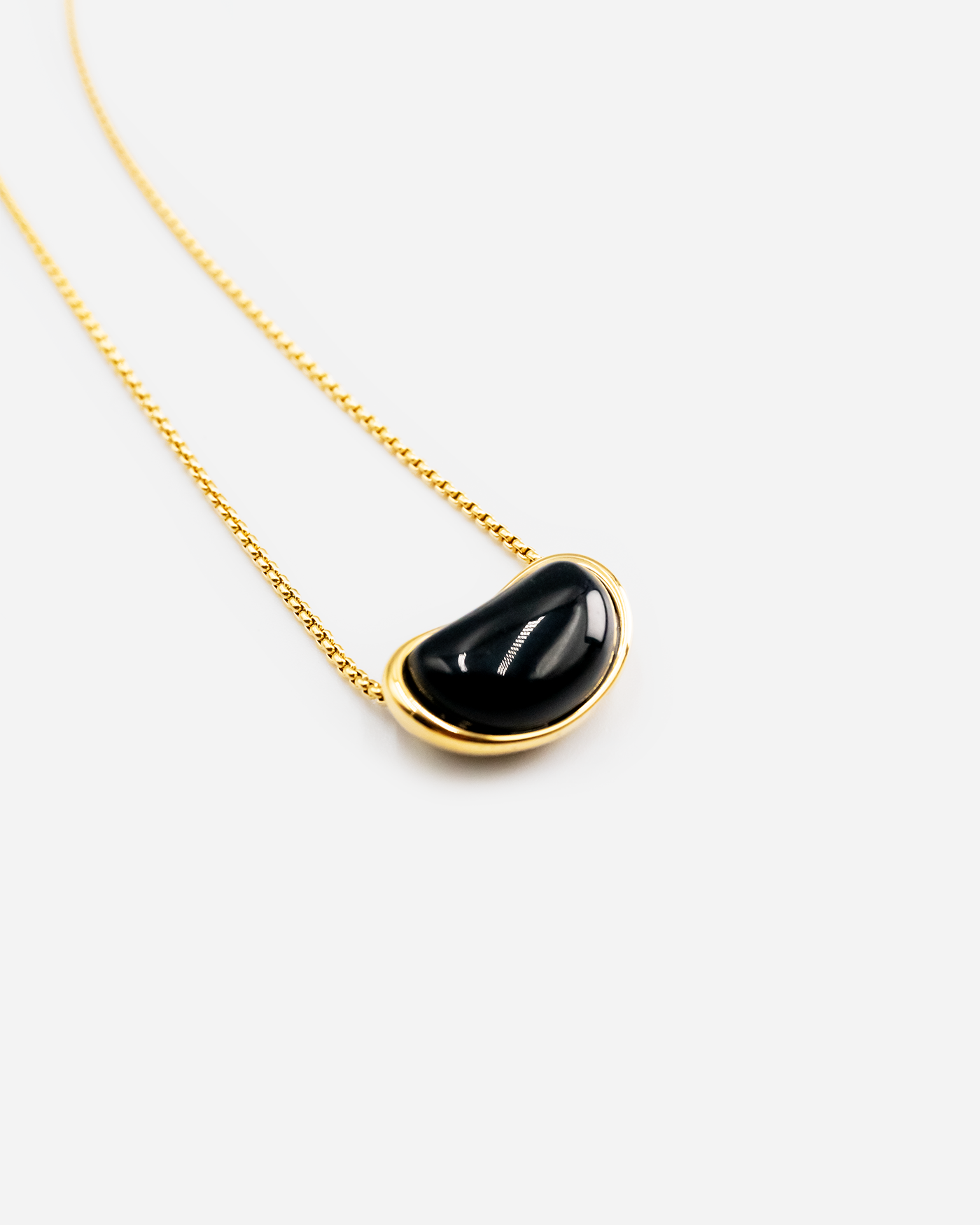 Golden Eclipse Pendant Necklace