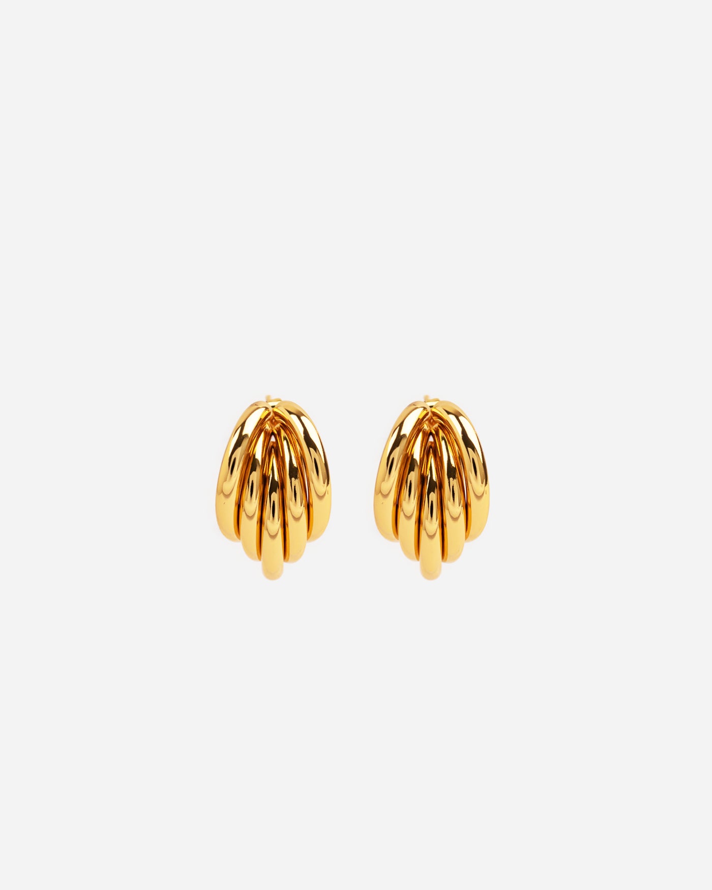 Three Layers Stud Earrings