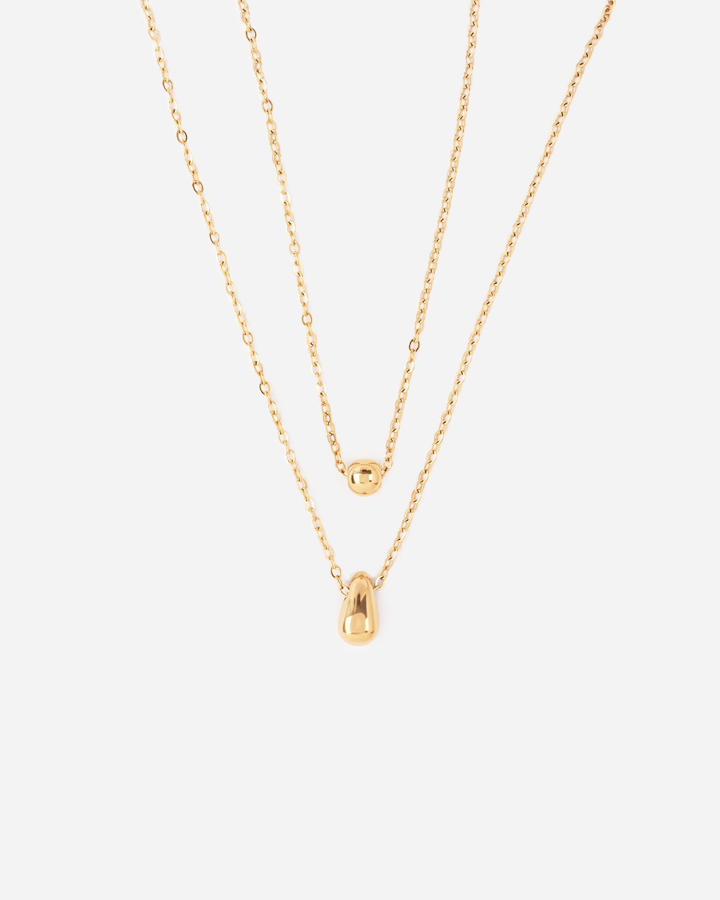 Dual Droplet Necklace