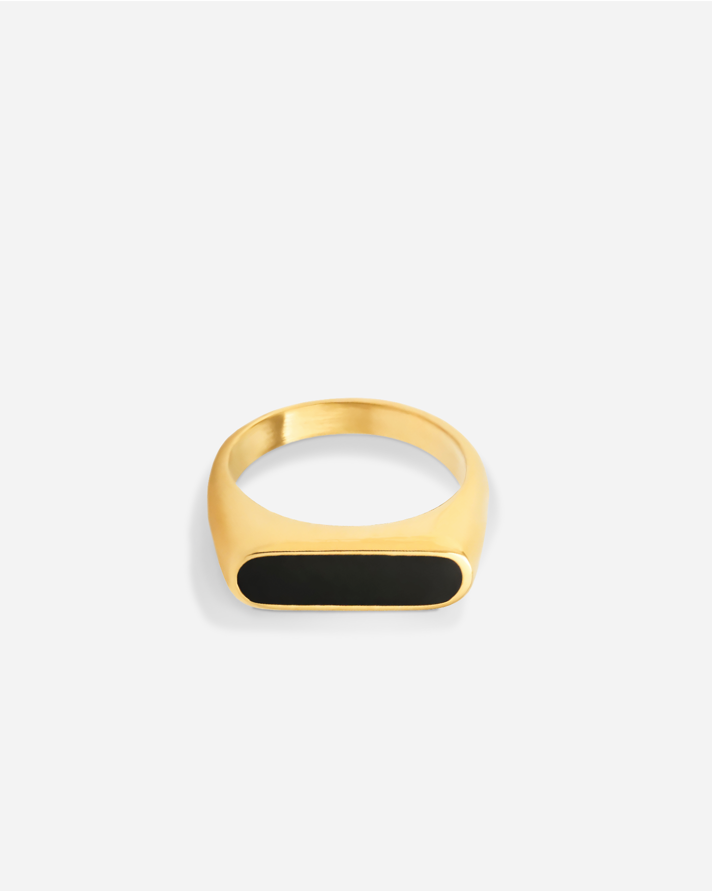 Nemesis’ Balance with black stone Ring