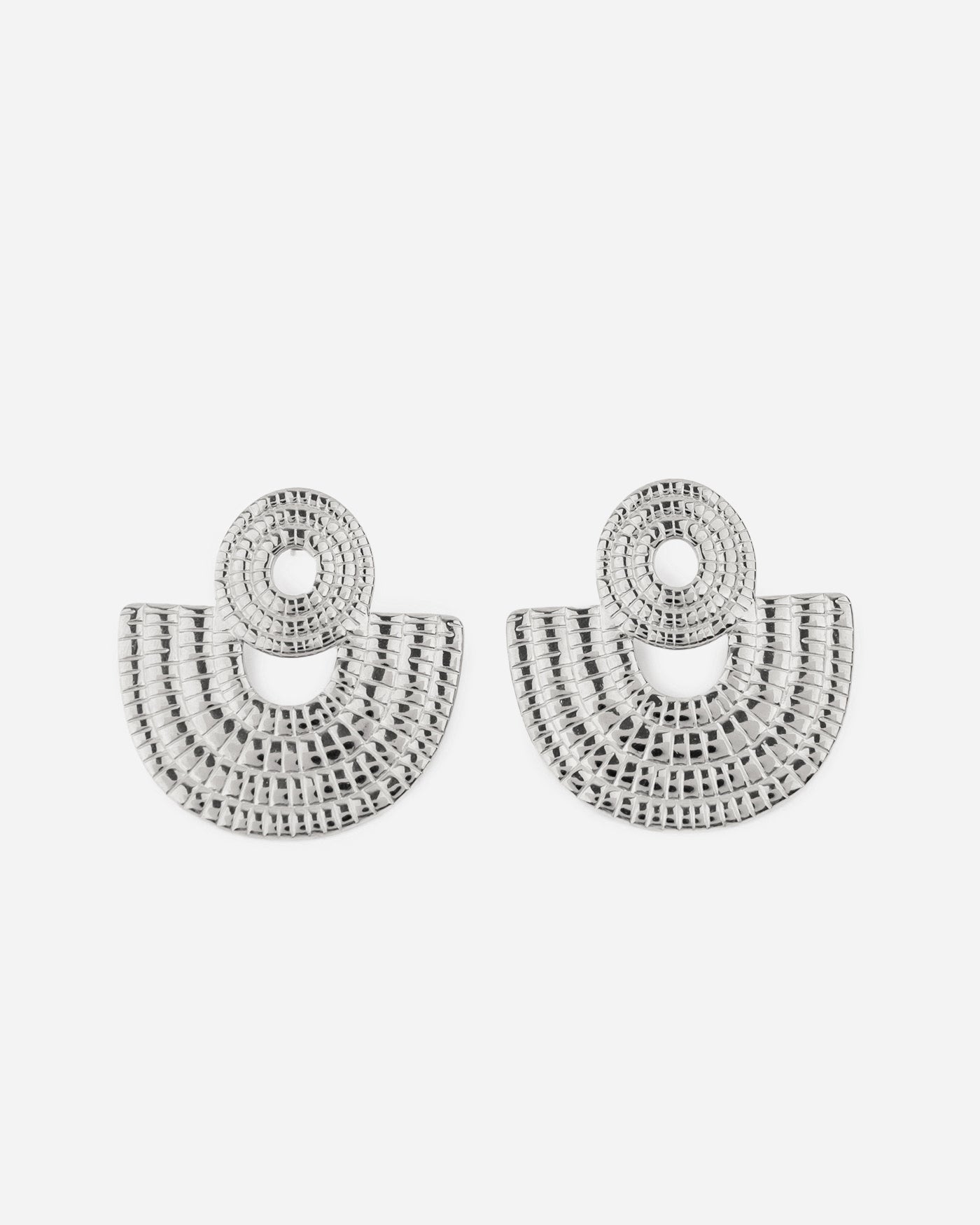 Agios Lavrentios Path Silver Earrings