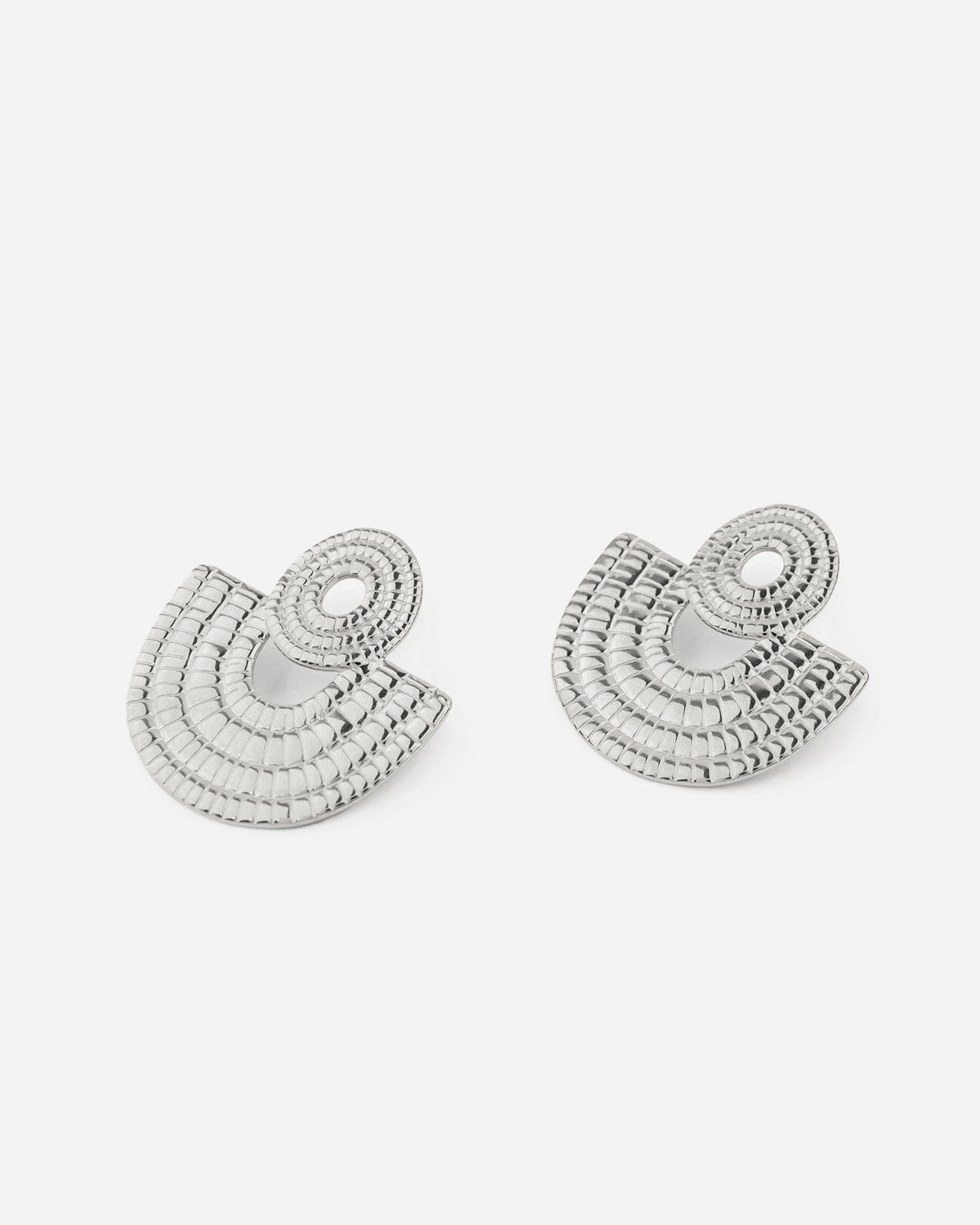 Agios Lavrentios Path Silver Earrings