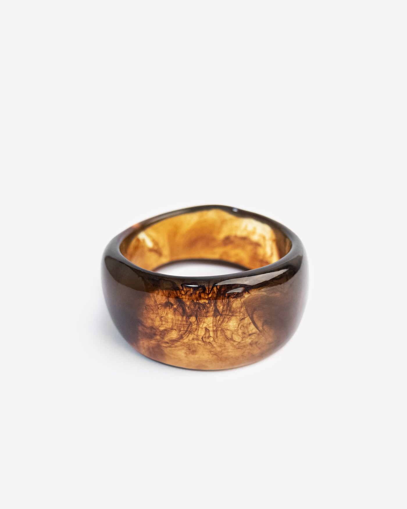 Autumn Resin Irregular Bangle