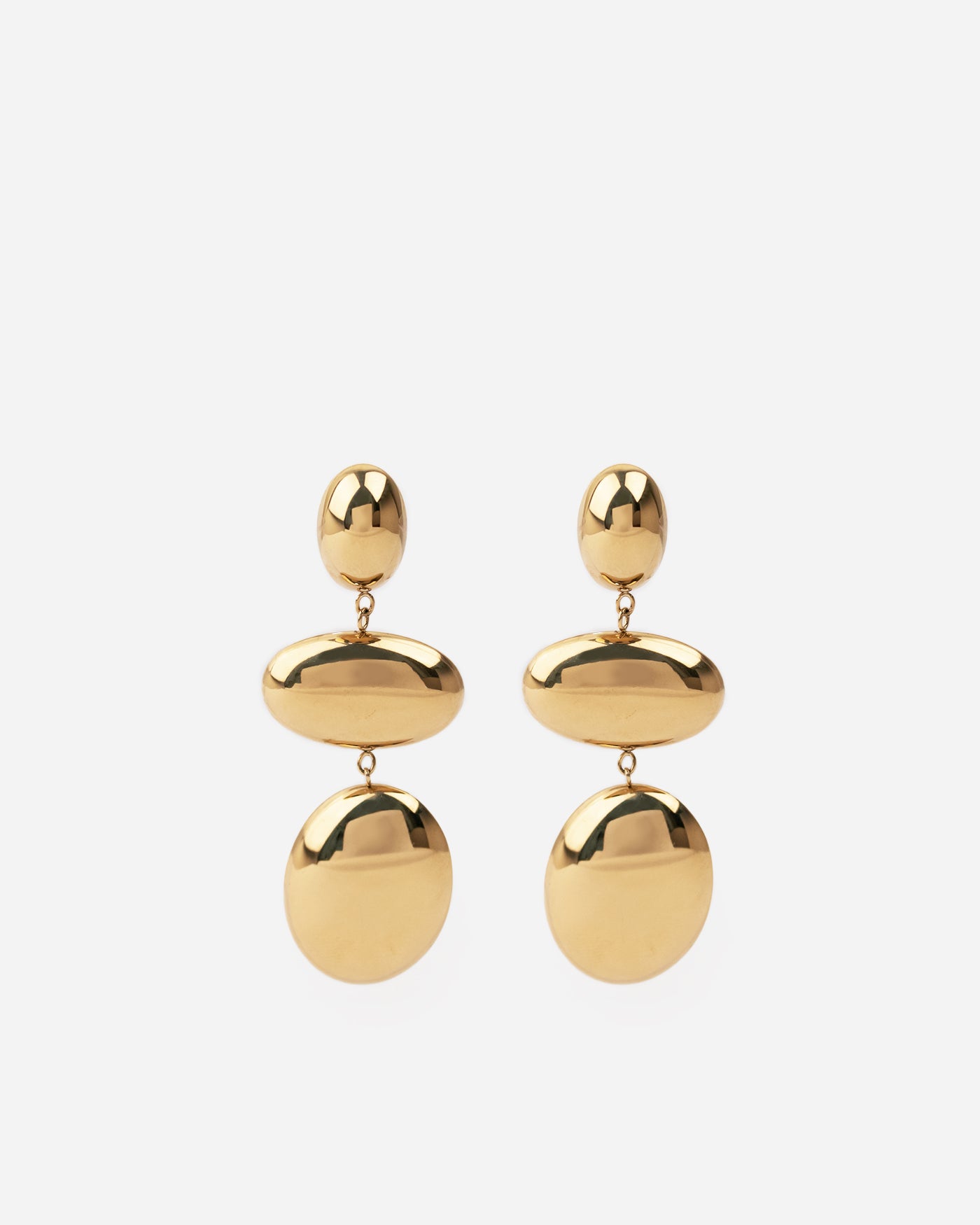 Dewdrop Golden Earrings