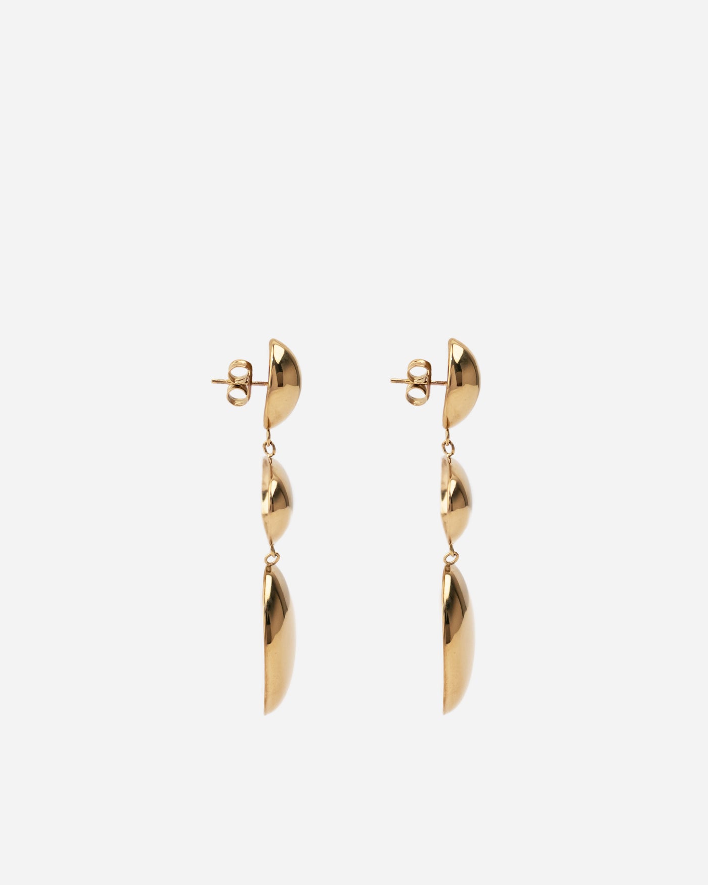 Dewdrop Golden Earrings