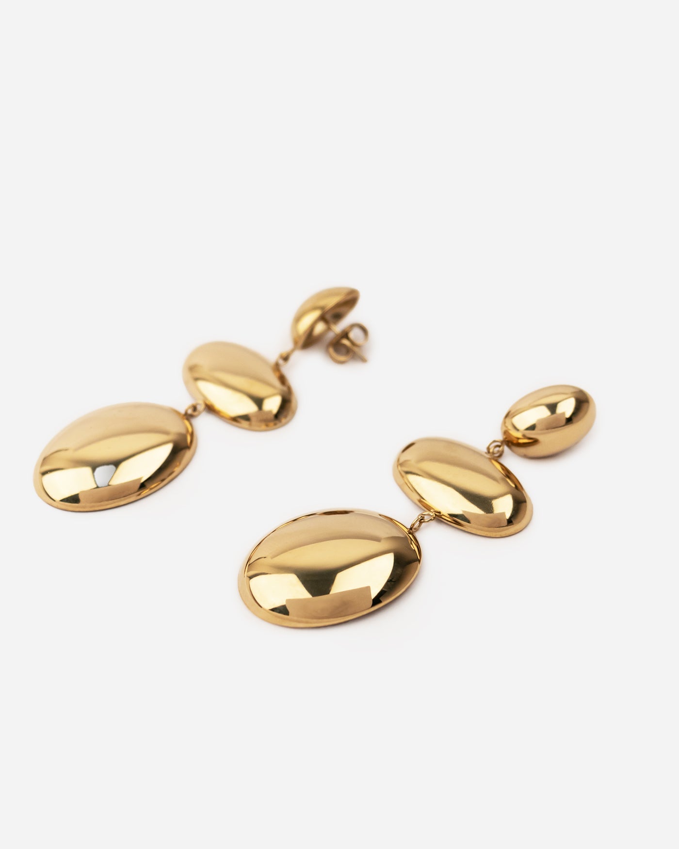 Dewdrop Golden Earrings