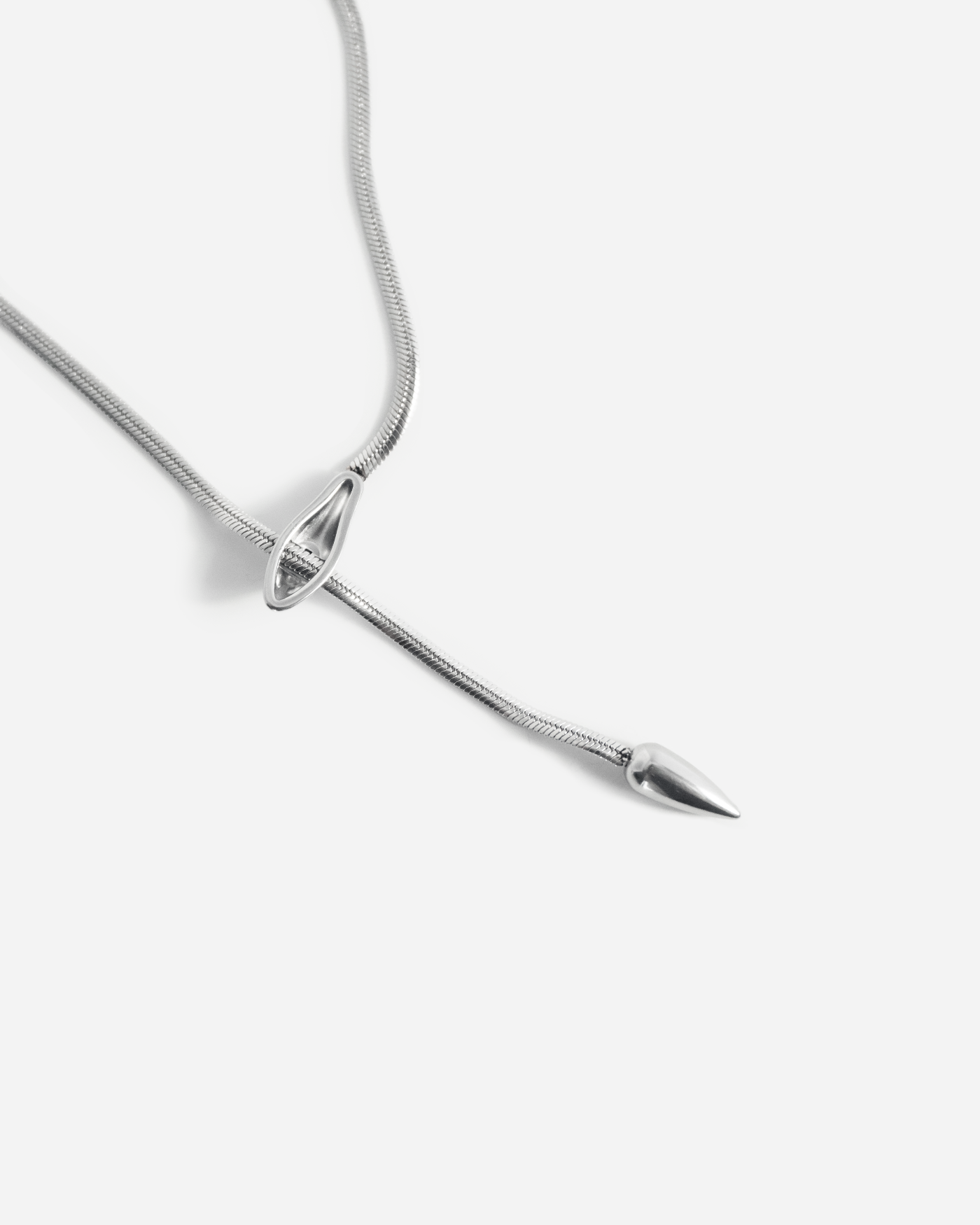 Silver Viper Necklace