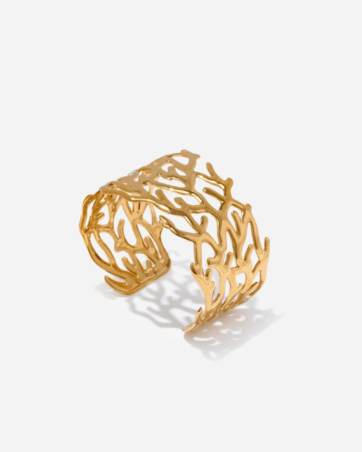Coral Cuff Bracelet