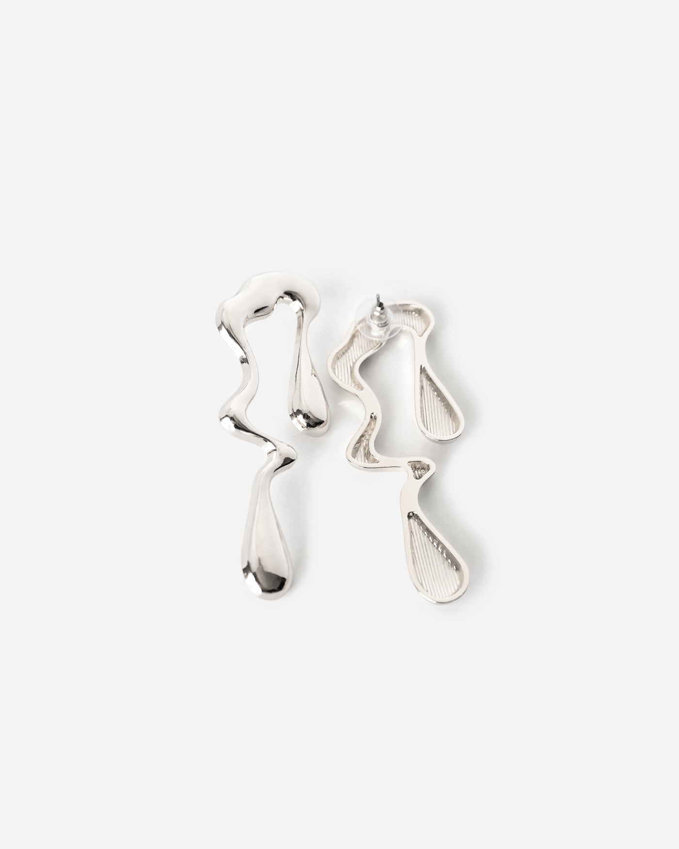 Lunar Tears Earrings Silver