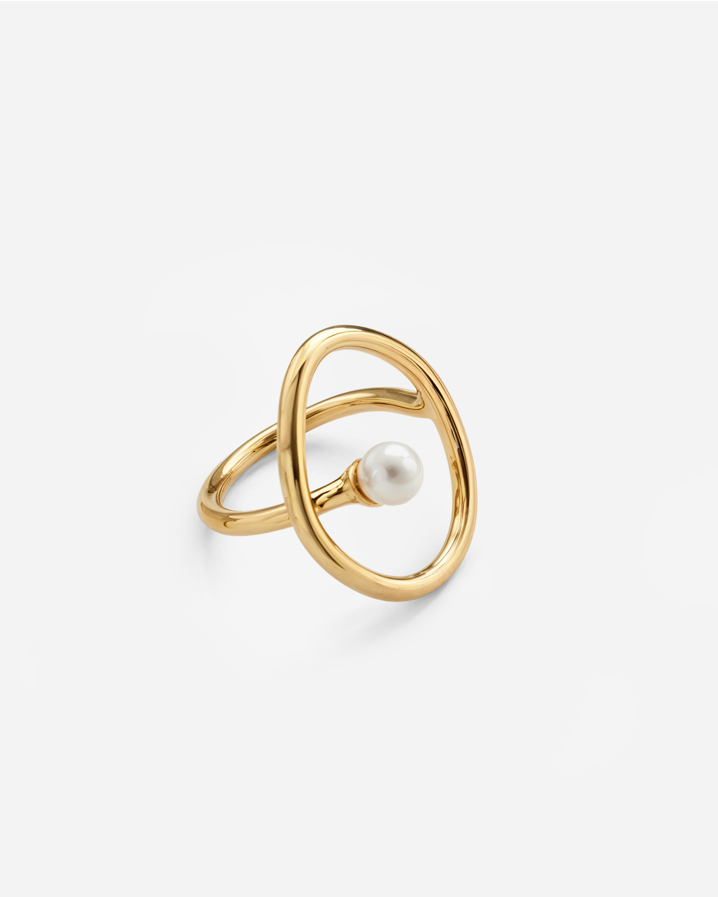 Pearl Halo Ring