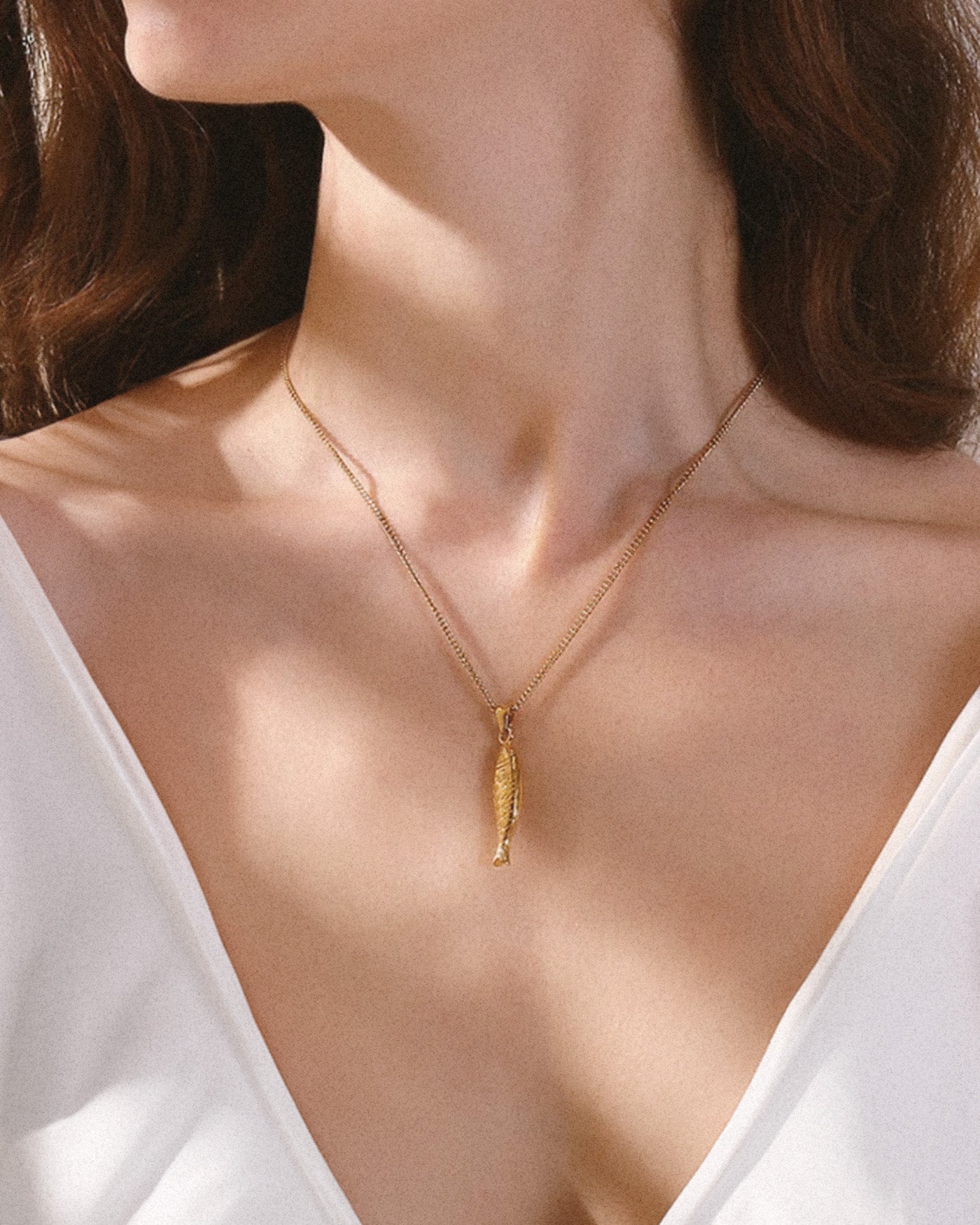 Sardine Pendant Necklace