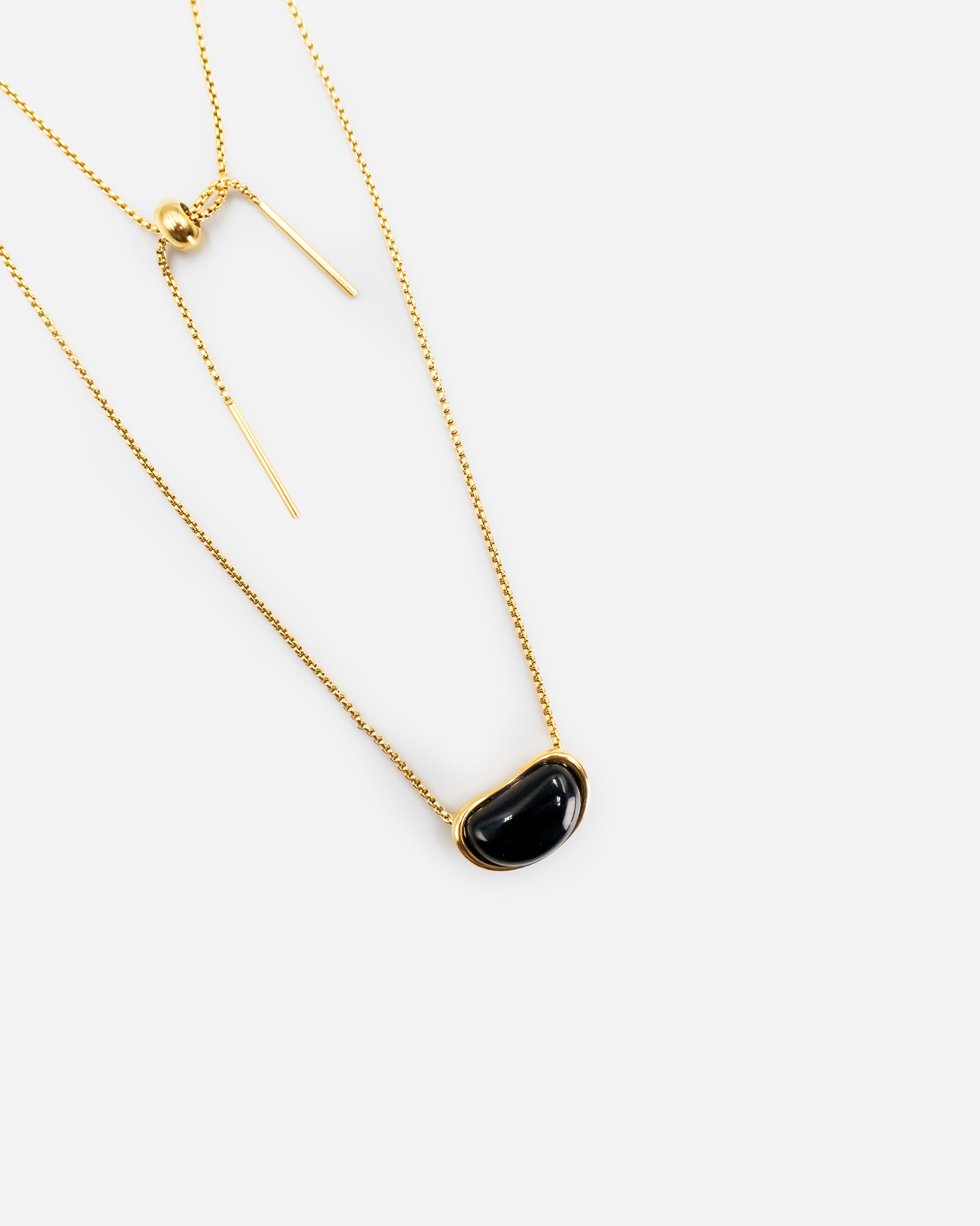 Golden Eclipse Pendant Necklace