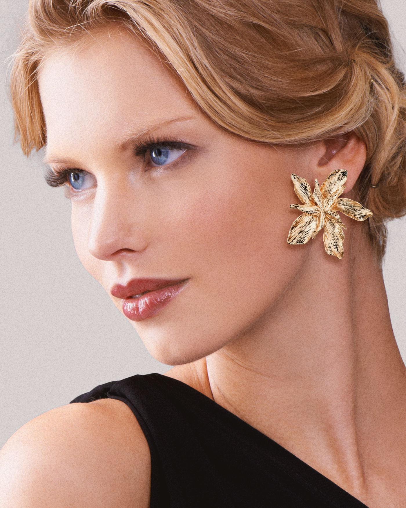 Lily flower earrings