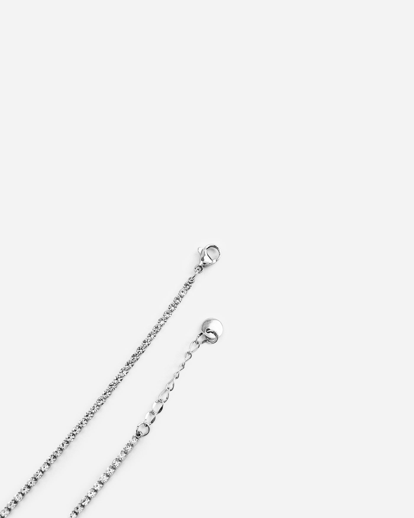 Paperclip Silver Tennis Bracelet