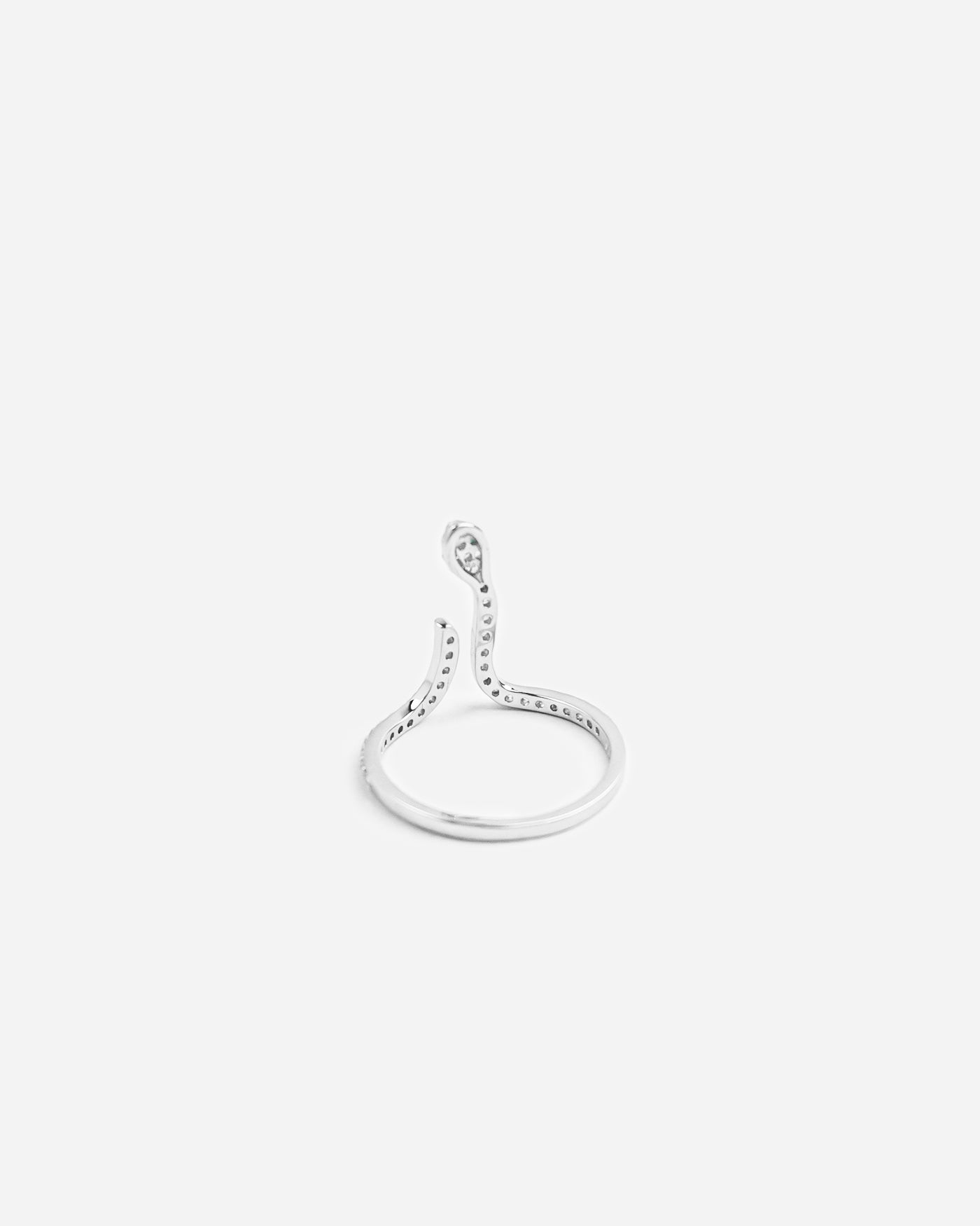 Emerald Eye Serpent Ring
