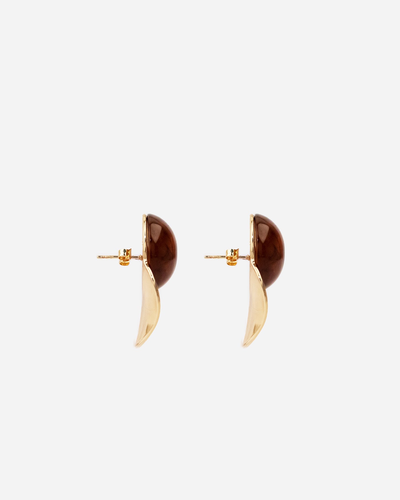 Nyx Brown Earrings