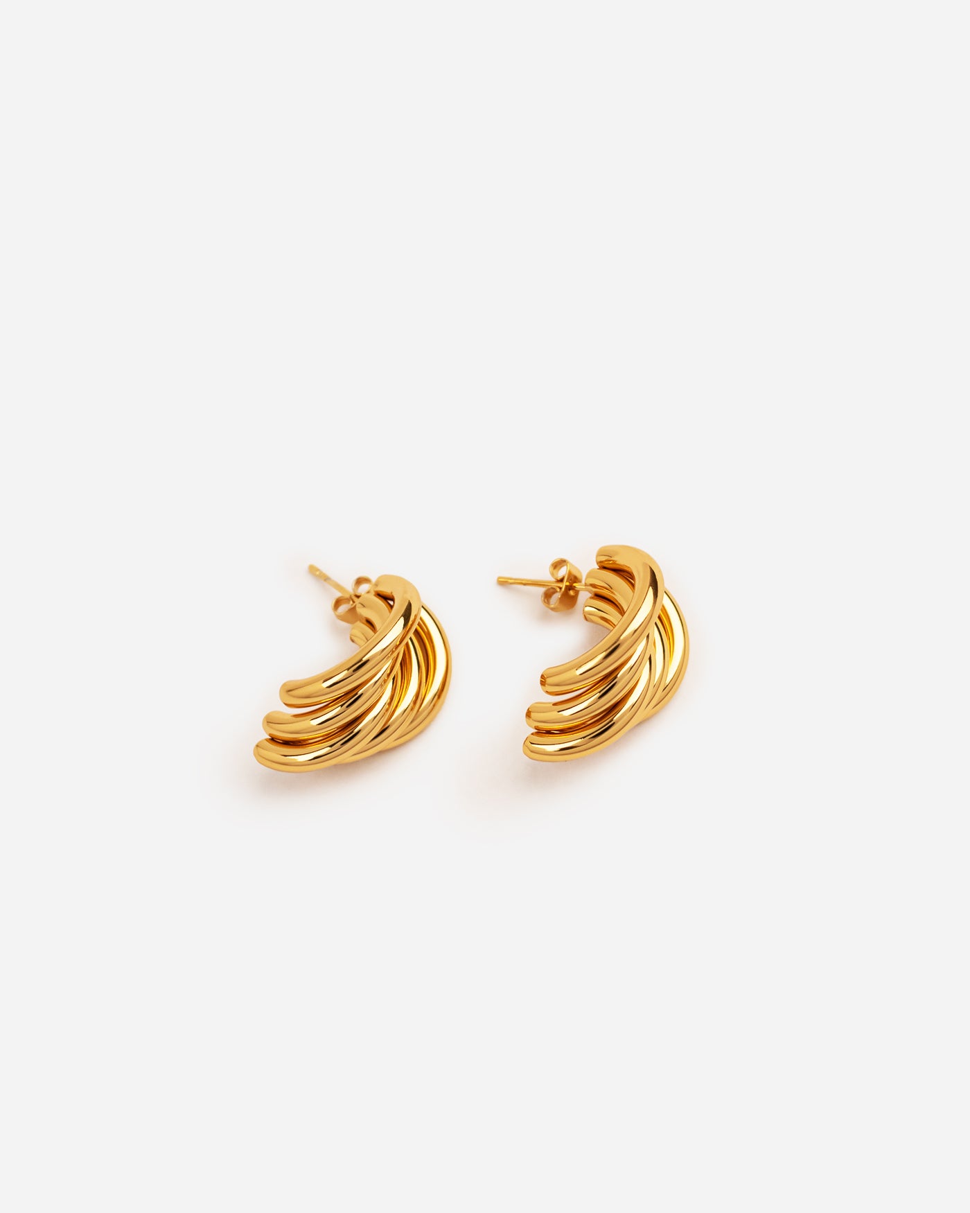 Three Layers Stud Earrings