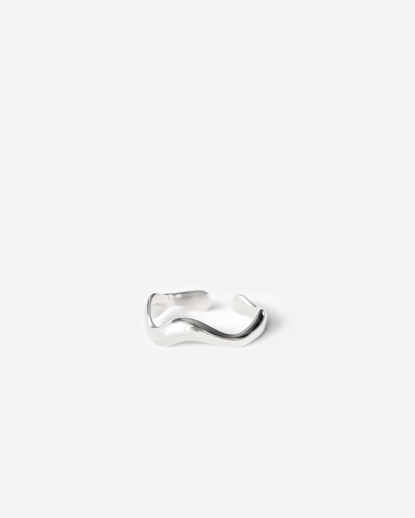 Wavy Silver Ring